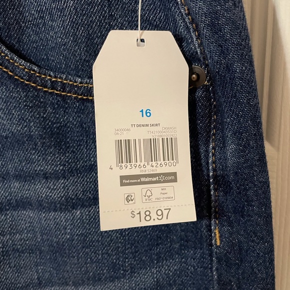 NWT Time and Tru skirt, size 16 - Picture 10 of 10